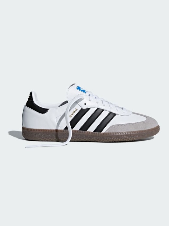 adidas Shoes - Adidas Samba OG original White Black Classic Sneaker tennis shoe size 8 women